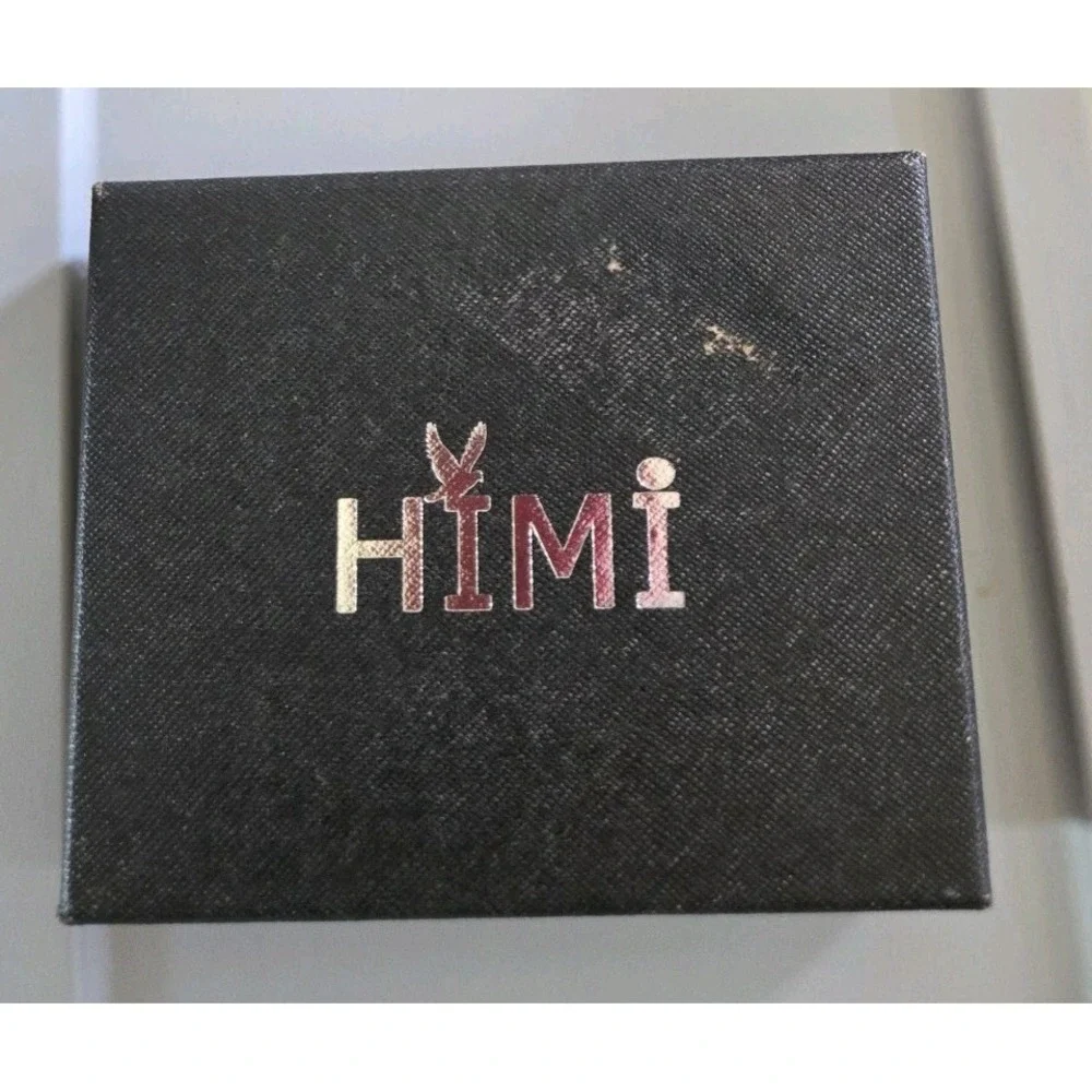 Men's HIMI Remember Black Leather Bifold Wallet with RFID Protection. New w/box
